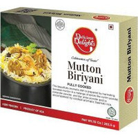 Delicious Delight Mutton Biryani Fully Cooked - 283.5 Gm (10 Oz)