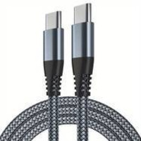 Nylon USB C To USB C Connection Cable - 3 Ft