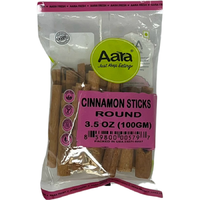 Aara Cinnamon Sticks Round - 100 Gm (3.5 Oz)