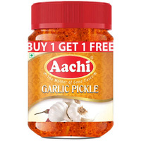 Aachi Garlic Pickle - 200 Gm (7 Oz) [Buy 1 Get 1 Free]