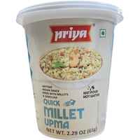 Priya Quick Millet Upma Cup - 65 Gm (2.29 Oz)