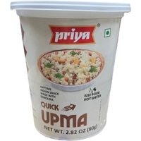 Priya Quick Upma Cup - 80 Gm (2.82 Oz)