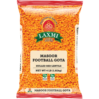 Laxmi Football Gota Hulled Red Lentils - 4 Lb (1.81 Kg)