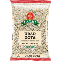 Laxmi Urad Gota Matpe Beans Without Husk - 4 Lb (1.81 Kg)