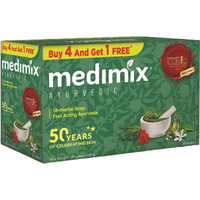 Medimix Ayurvedic Soap 4 Plus 1 Free Pack - 750 Gm (26.45 Oz)