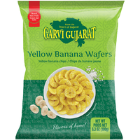 Garvi Gujarat Yellow Banana Wafers - 6.3 Oz (180 Gm)