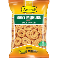 Anand Baby Muruku Spicy Rice Snacks - 170 Gm (6 Oz)
