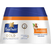 Parachute Gold Natural Shine Hair Coconut & Almond Hair Cream - 140 Ml (4.73 Fl Oz)