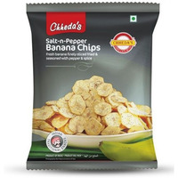 Chheda's Salt N Pepper Banana Chips - 400 Gm (14 Oz)