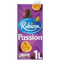 Rubicon Passion Fruit Juice No Sugar Added - 1 L (33.8 Fl Oz )