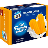 Vadilal Quick Treat Mango Dolly Family Pack 6 Pc - 360 Ml (12.17 Fl Oz)
