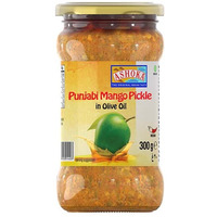Ashoka Punjabi Mango Pickle In Olive Oil - 300 Gm (10.6 Oz)