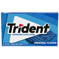 Trident Original Flavor Sugar Free Gum - 14 Pc