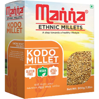 Manna Pearled Unpolished Ethnic Millets Kodo Millet - 500 Gm (1.1 Lb)