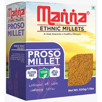 Manna Pearled Unpolished Ethnic Millets Proso Millet - 500 Gm (1.1 Lb)