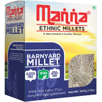 Manna Pearled Unpolished Ethnic Millets Barnyard Millet - 500 Gm (1.1 Lb)