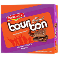 Britannia Bourbon 8 Packets - 750 Gm (27 Oz)