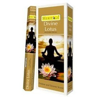 Heritage Divine Lotus Agarbatti Incense Sticks - 120 Pc