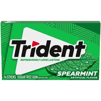 Trident Spearmint Sugar Free Gum - 14 Pc
