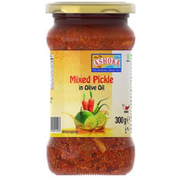 Ashoka Mixed Pickle In Olive Oil - 300 Gm (10.6 Oz)