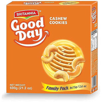Britannia Good Day Cashew Cookies Family Pack - 600 Gm (1.3 Lb)