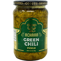 Deep Green Chili Pickle - 700 Gm (24.7 Oz)