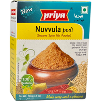 Priya Nuvvula Podi Seasme Spice Mix Powder - 100 Gm (3.5 Oz)
