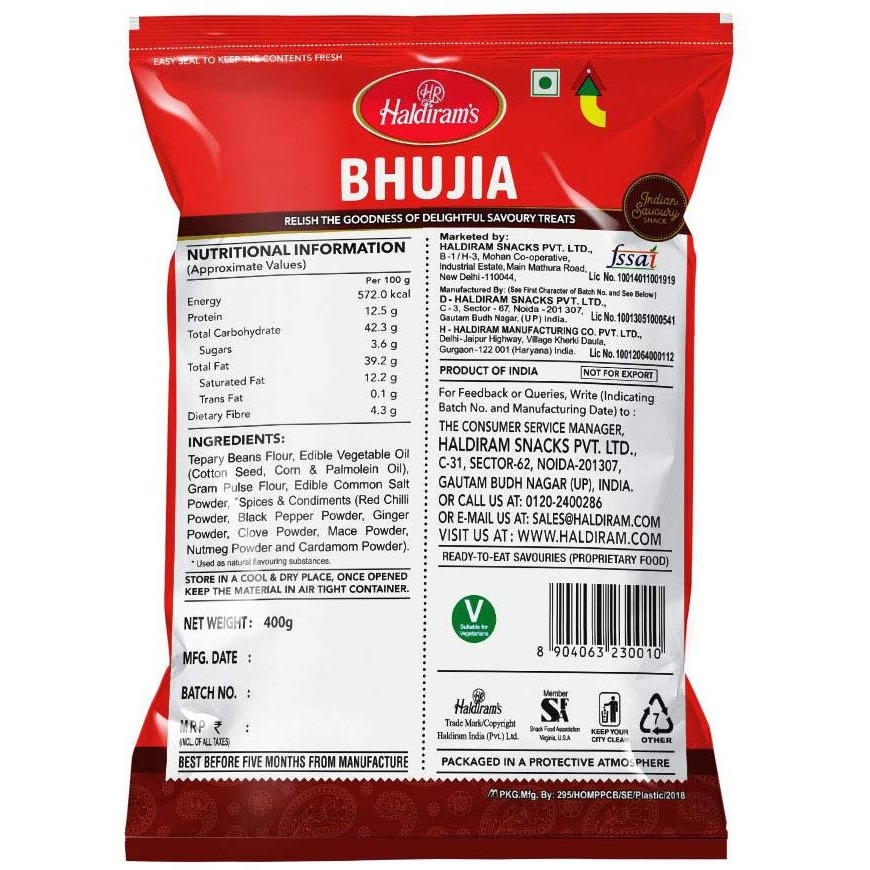 Haldiram's Bhujia - 400 Gm (14.1 Oz)