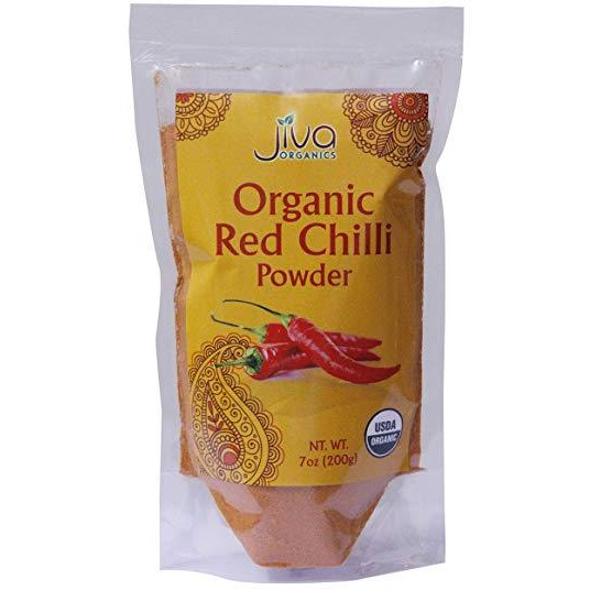 Jiva Organics Organic Red Chilli Powder - 200 Gm (7 Oz)