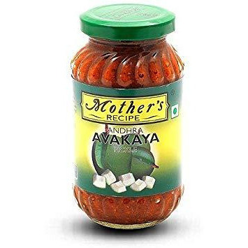 Mother's Recipe Andhra Avakaya Pickle - 400 Gm (14.1 Oz) [Buy 1 Get 1 Free]