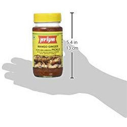 Priya Mango Ginger Pickle Without Garlic - 300 Gm (10.58 Oz)