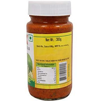 Priya Mango Thokku Pickle Without Garlic - 300 Gm (10.58 Oz)