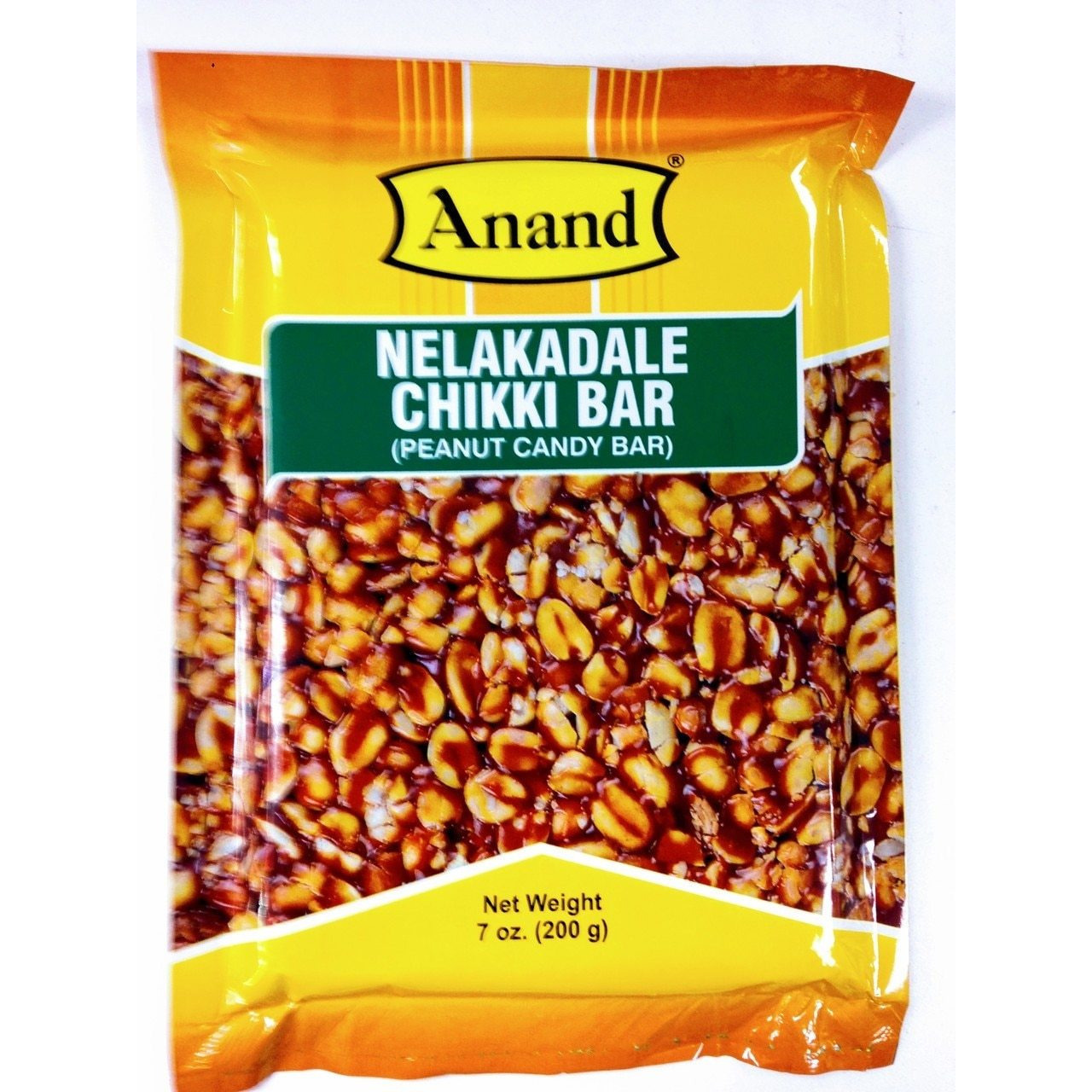 Anand Nelakadle Chikki Bar Peanut Candy Bar - 200 Gm (7 Oz)