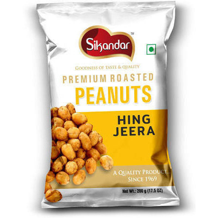 Sikandar Peanuts Hing Jeera - 200 Gm (7 Oz)