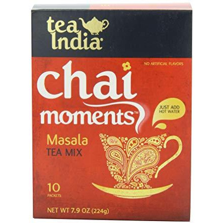 Tea India Chai Masala Instant Tea 10 Sachets - 224 Gm (7.9 Oz)
