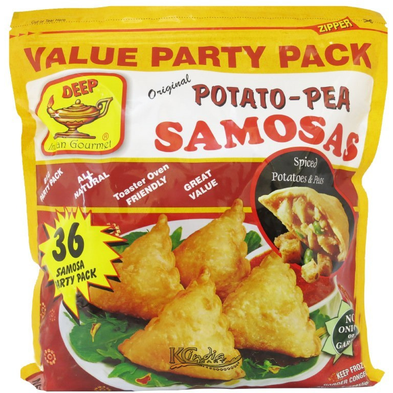 Deep Potato Pea Samosa 36 Pc Party Pack - 954 Gm (33.7Oz)