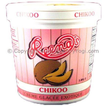Reena's Ice Cream Chikoo - 1.89 L (1/2 Gallon)