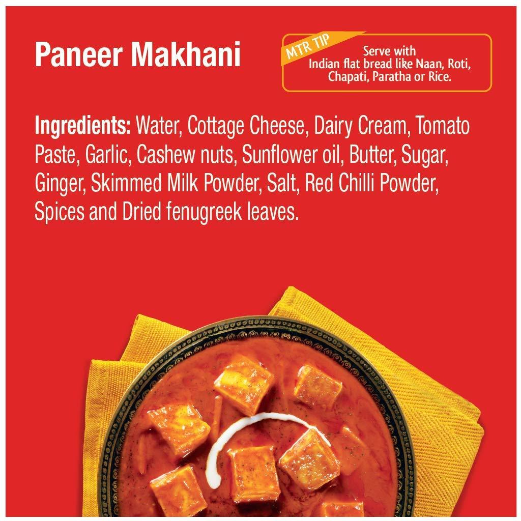 MTR Ready To Eat Paneer Makhani - 300 Gm (10.5 Oz)