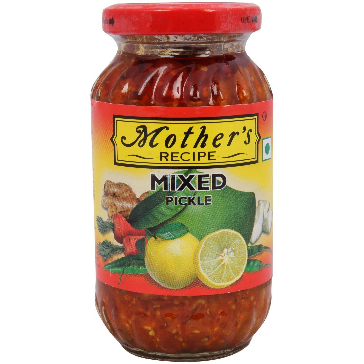 Mother's Recipe Mixed Pickle South Indian Style - 300 Gm (10.6 Oz) [Buy 1 Get 1 Free]