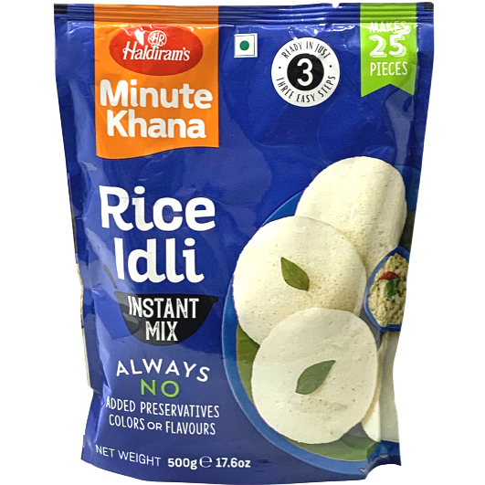 Haldiram's Minute Khana Rice Idli Instant Mix - 500 Gm (1.1 Lb)