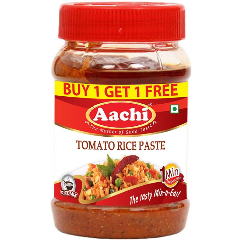 Aachi Tomato Rice Paste - 200 Gm (7 Oz) [Buy 1 Get 1 Free]