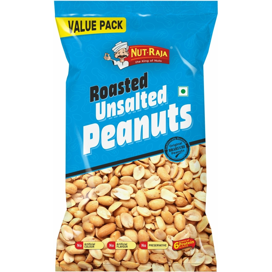 Jabsons Roasted Unsalted Peanuts - 320 Gm (11.29 Oz)