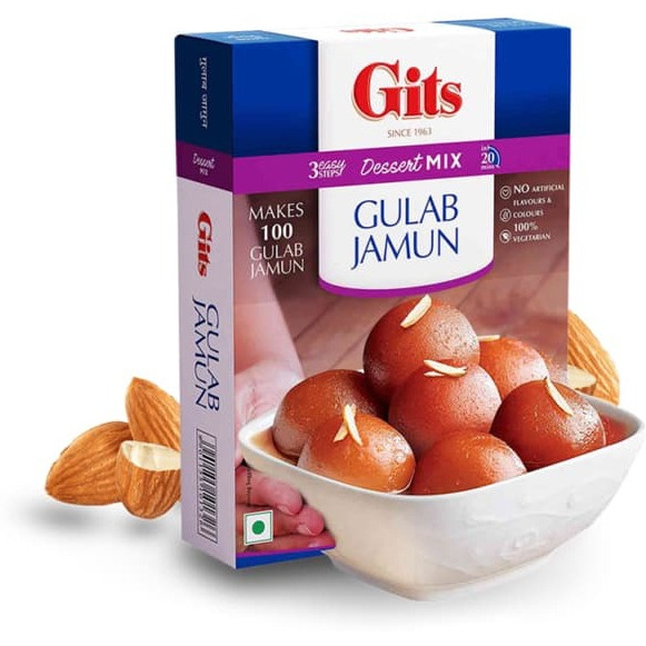 Gits Gulab Jamun Dessert Mix - 200 Gm (7 Oz)