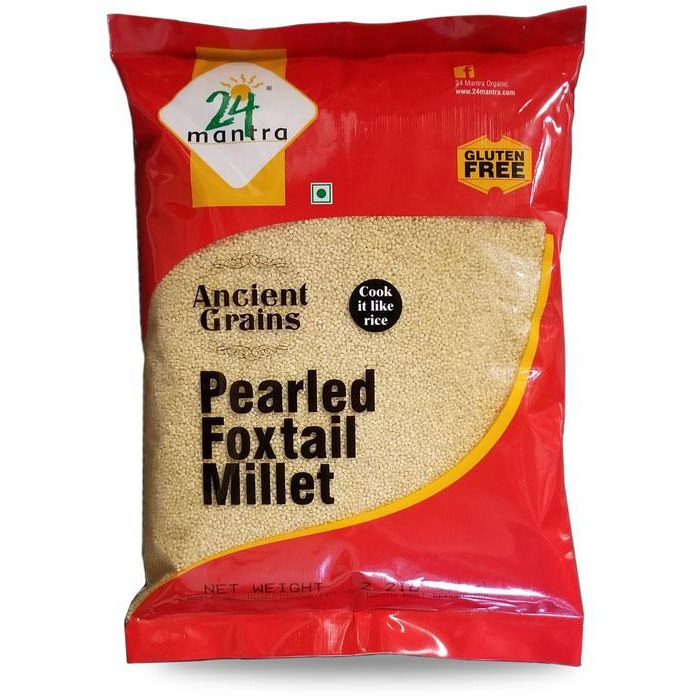 24 Mantra Pearled Foxtail Millet - 2.2 lb (1 Kg)