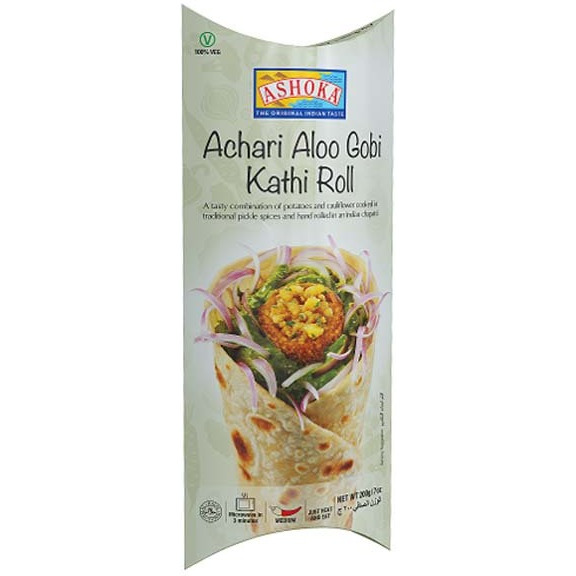 Ashoka Achari Aloo Gobi Kathi Roll - 7 Oz (200 Gm)
