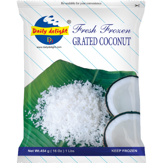Daily Delight Grated Coconut - 1 Lb (454 Gm)
