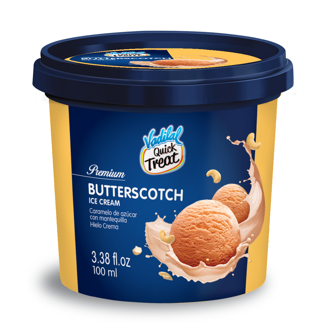 Vadilal Butterscotch Ice Cream - 100 Ml