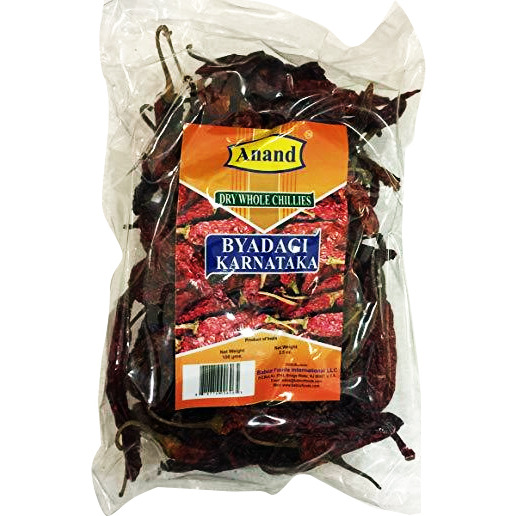 Anand Dry Whole Karnataka Byadagi Chillies - 200 Gm (7 Oz)