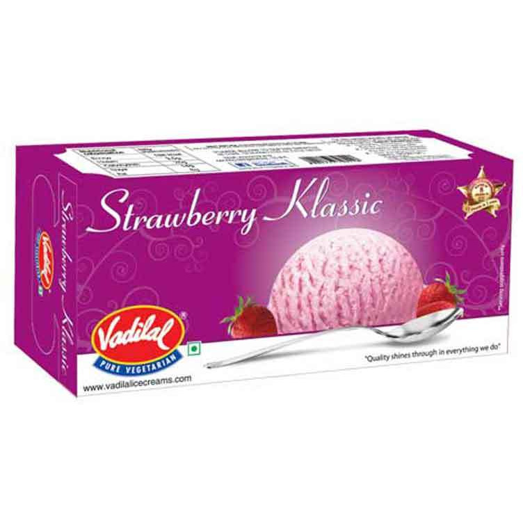 Vadilal Premium Strawberry Ice Cream - 500 Ml