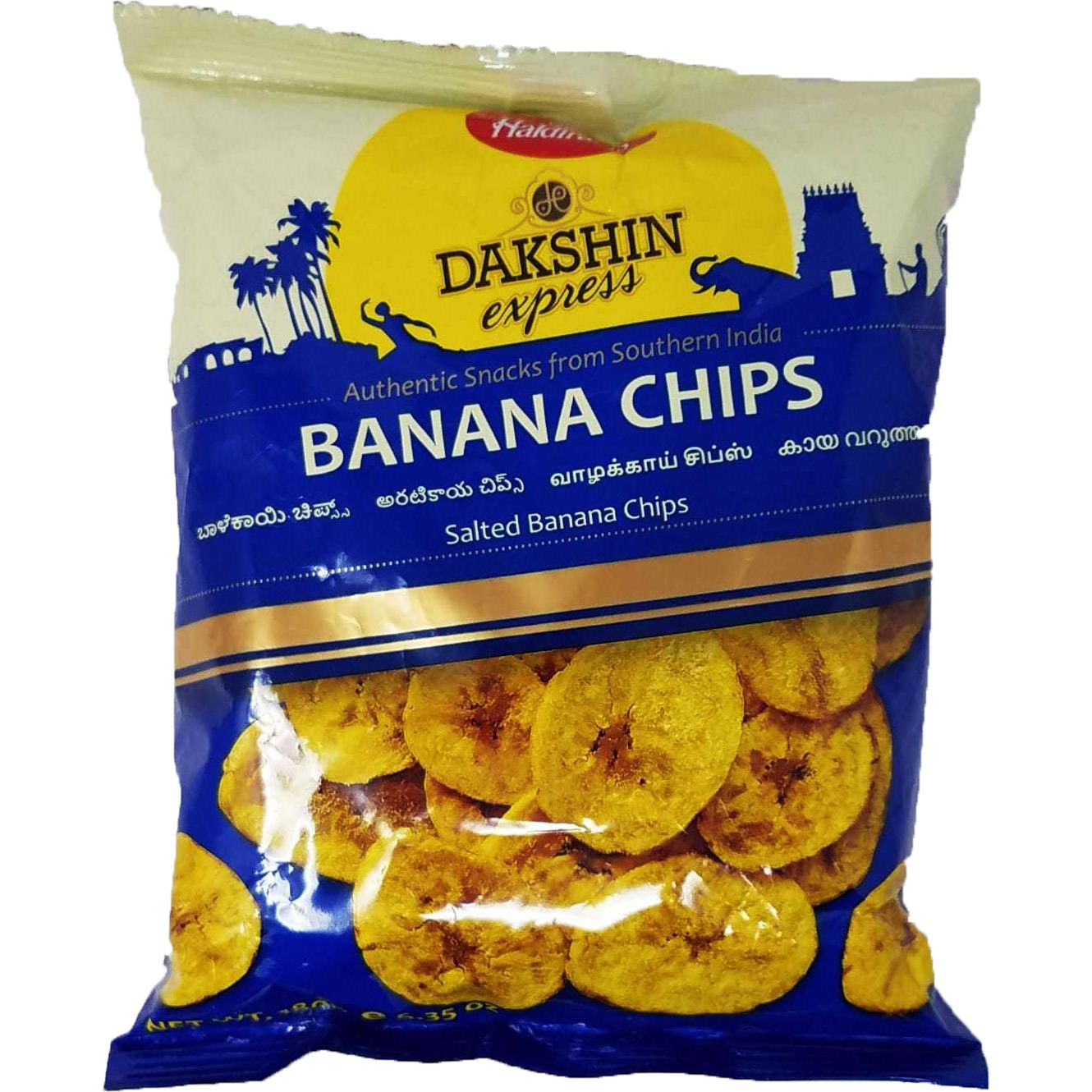 Haldiram's Dakshin Express Salted Banana Chips - 180 Gm (6.34 Oz)